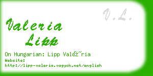 valeria lipp business card